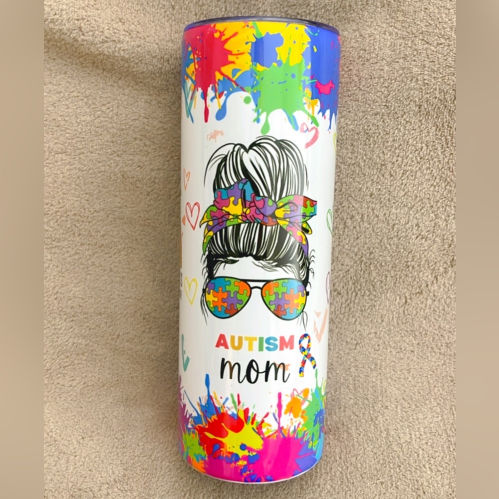 Autism Mom Tumbler